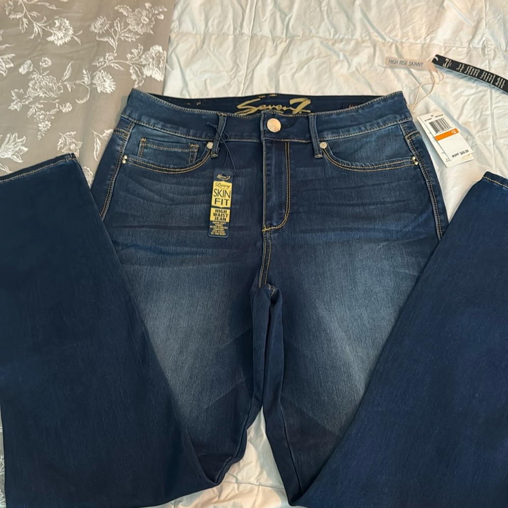 Seven 7 high rise skinny jegging jeans brand new with tags